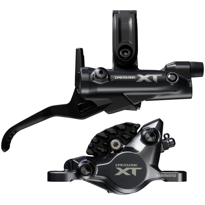 SHIMANO BR-M8200 Front Disc Brake XT Race BL-M8200 Right Lever w/ Metal Pad w/ Fin
